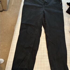 Elegant Black Straight Leg Women's Jeans